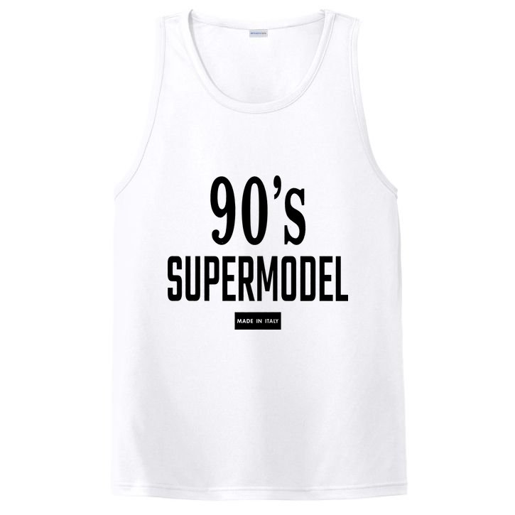 90S Supermodel Super Model Made In Italy PosiCharge Competitor Tank