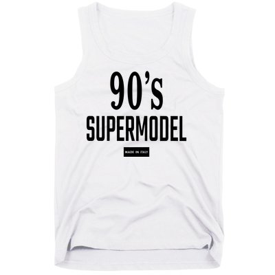 90S Supermodel Super Model Made In Italy Tank Top