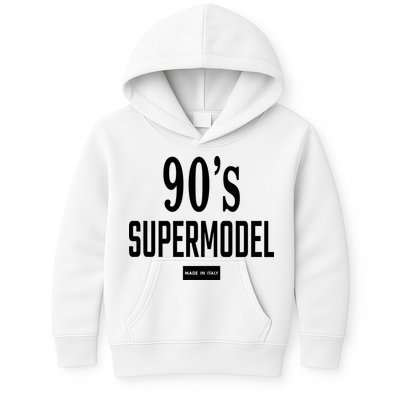 90S Supermodel Super Model Made In Italy Kids Hoodie