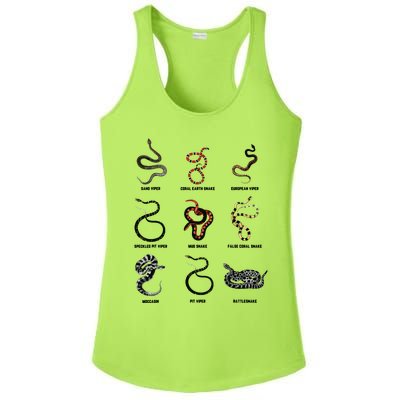 9 Snakes Snake Lover Men Snake Snake Ladies PosiCharge Competitor Racerback Tank