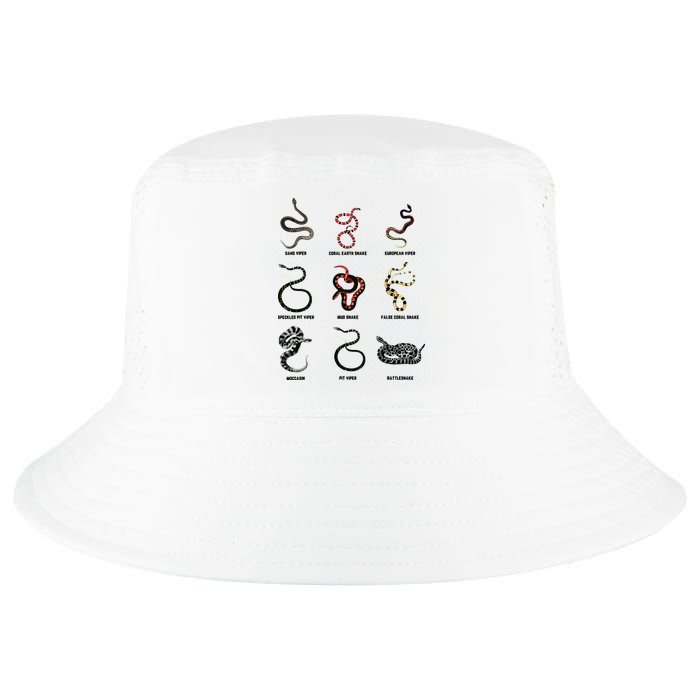 9 Snakes Snake Lover Men Snake Snake Cool Comfort Performance Bucket Hat