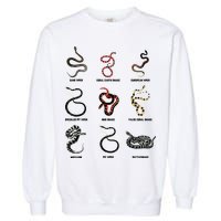 9 Snakes Snake Lover Men Snake Snake Garment-Dyed Sweatshirt