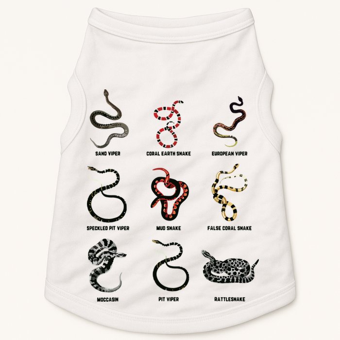 9 Snakes Snake Lover Men Snake Snake Doggie Tank