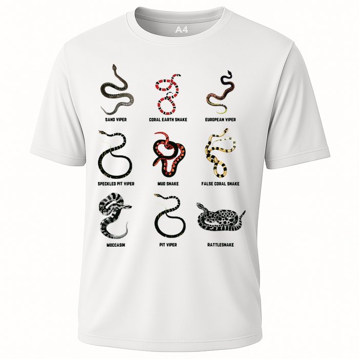 9 Snakes Snake Lover Men Snake Snake Performance Shirt