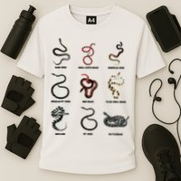 9 Snakes Snake Lover Men Snake Snake Performance Shirt