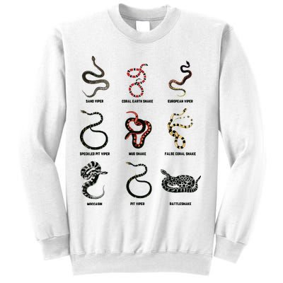 9 Snakes Snake Lover Men Snake Snake Sweatshirt