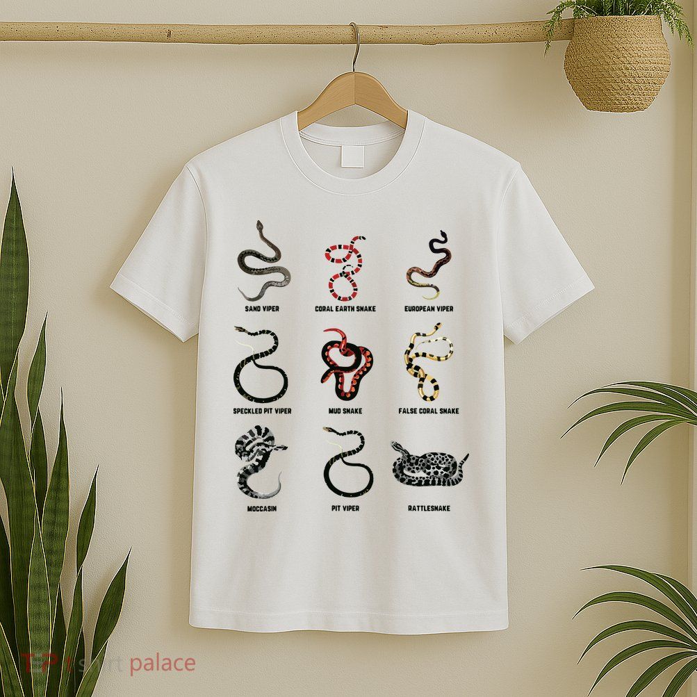 9 Snakes Snake Lover Men Snake Snake T-Shirt
