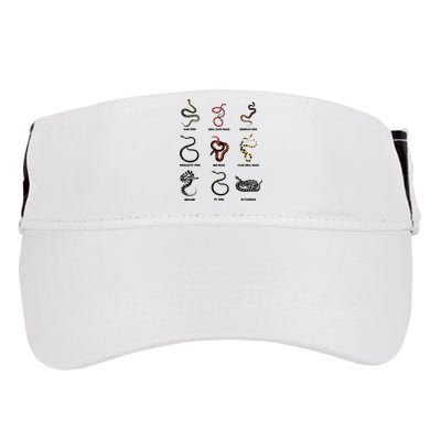 9 Snakes Snake Lover Men Snake Snake Adult Drive Performance Visor