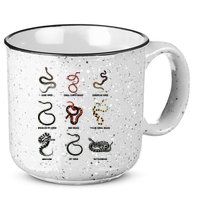 9 Snakes Snake Lover Men Snake Snake 15oz Campfire Ceramic Mug