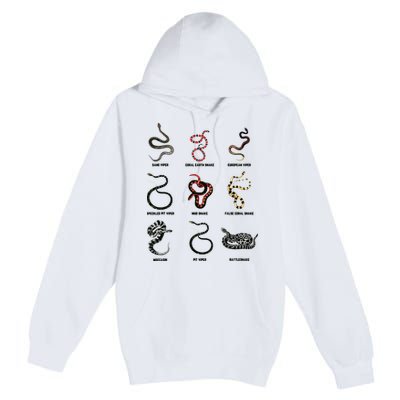 9 Snakes Snake Lover Men Snake Snake Premium Pullover Hoodie