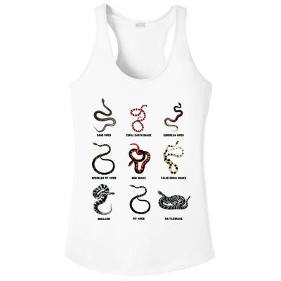 9 Snakes Snake Lover Men Snake Snake Ladies PosiCharge Competitor Racerback Tank