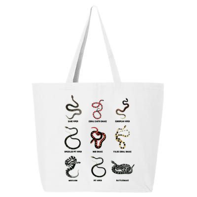 9 Snakes Snake Lover Men Snake Snake 25L Jumbo Tote