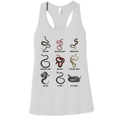 9 Snakes Snake Lover Men Snake Snake Women's Racerback Tank