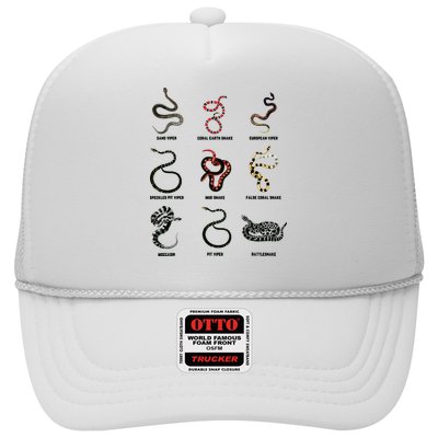 9 Snakes Snake Lover Men Snake Snake Trucker Hat