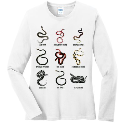9 Snakes Snake Lover Men Snake Snake Ladies Long Sleeve Shirt