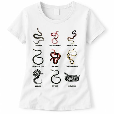 9 Snakes Snake Lover Men Snake Snake Womens T-Shirt