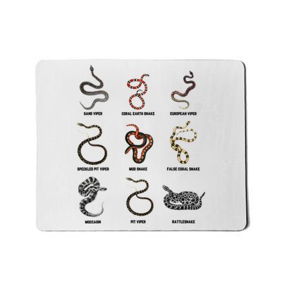 9 Snakes Snake Lover Snake Snake Mousepad