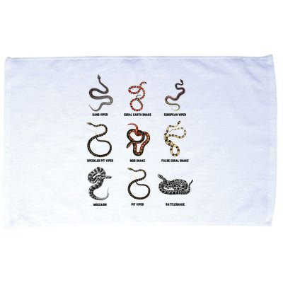 9 Snakes Snake Lover Snake Snake Microfiber Hand Towel