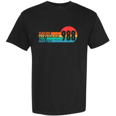 988 Shirt Suicide Prevention Lifeline 988 Awareness 988 Garment-Dyed Heavyweight T-Shirt