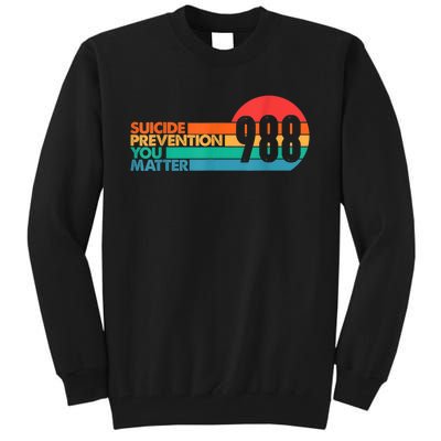 988 Shirt Suicide Prevention Lifeline 988 Awareness 988 Tall Sweatshirt