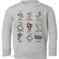 9 Snakes Snake Lover Snake Snake Toddler Sweatshirt