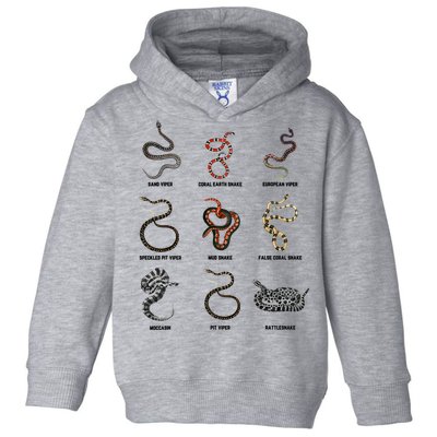 9 Snakes Snake Lover Snake Snake Toddler Hoodie
