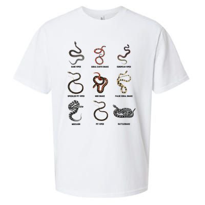 9 Snakes Snake Lover Snake Snake Sueded Cloud Jersey T-Shirt