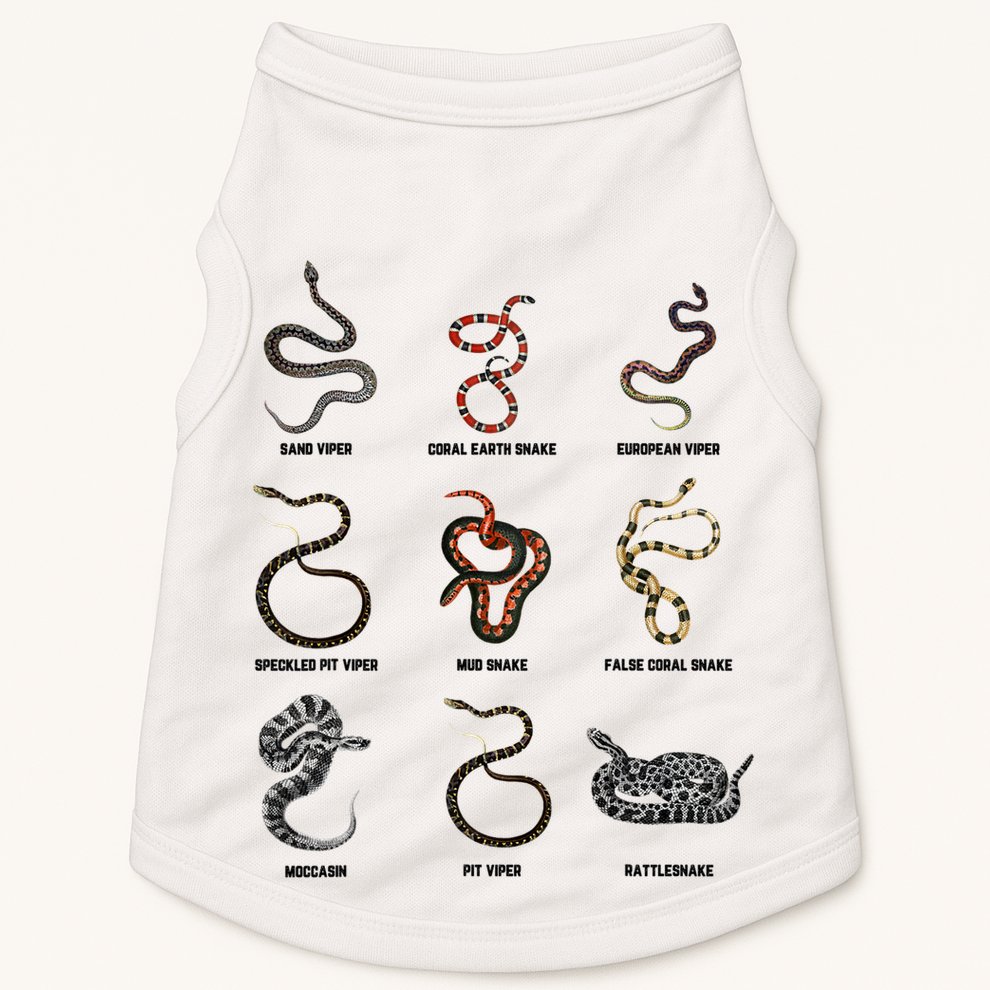 9 Snakes Snake Lover Snake Snake Doggie Tank