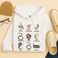 9 Snakes Snake Lover Snake Snake Hoodie