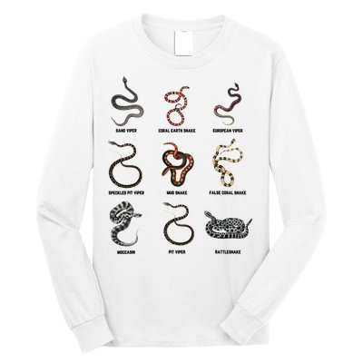 9 Snakes Snake Lover Snake Snake Long Sleeve Shirt