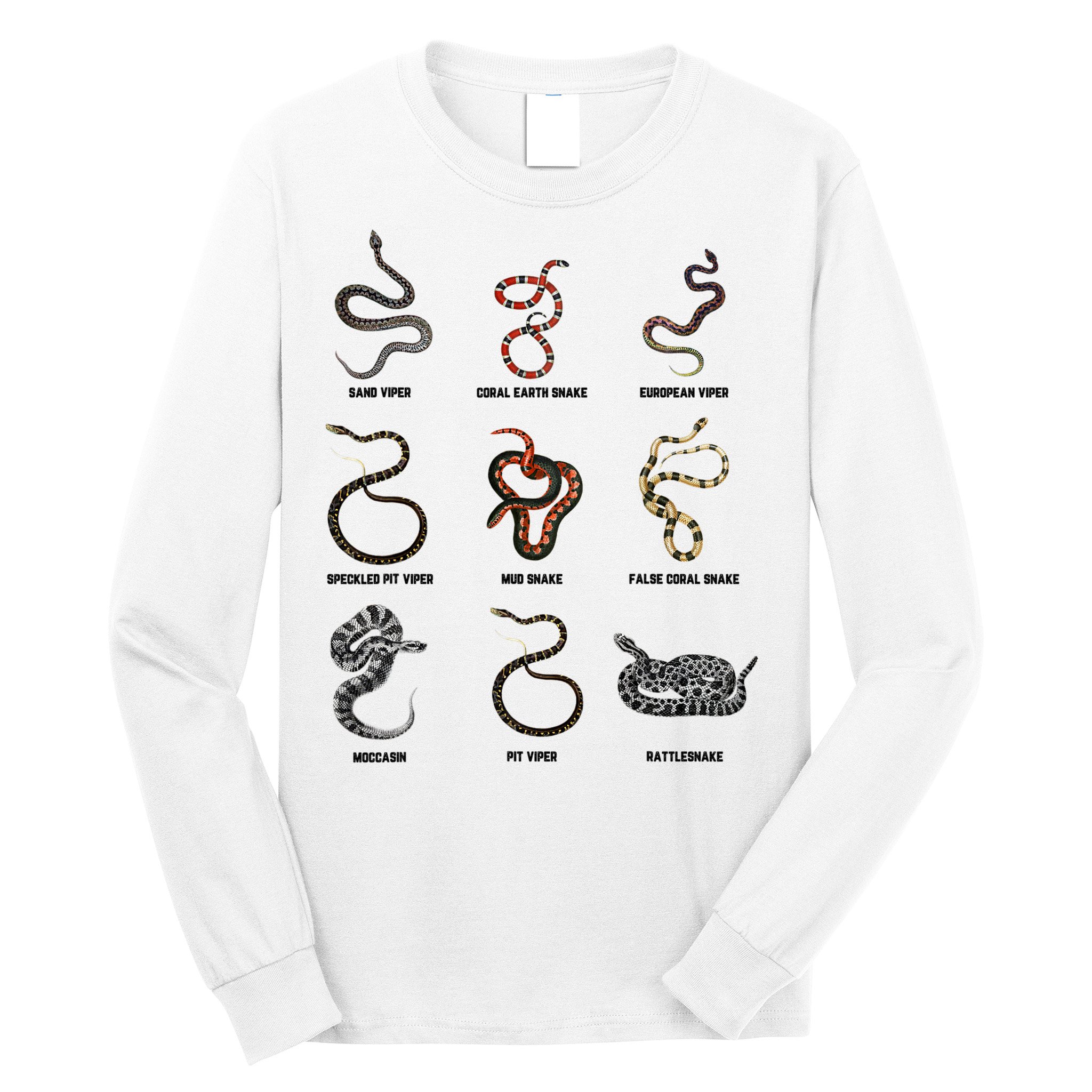 9 Snakes Snake Lover Snake Snake Long Sleeve Shirt
