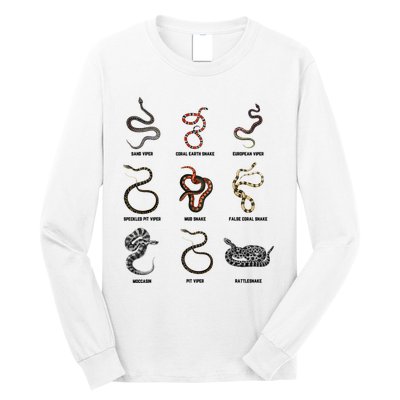 9 Snakes Snake Lover Snake Snake Long Sleeve Shirt