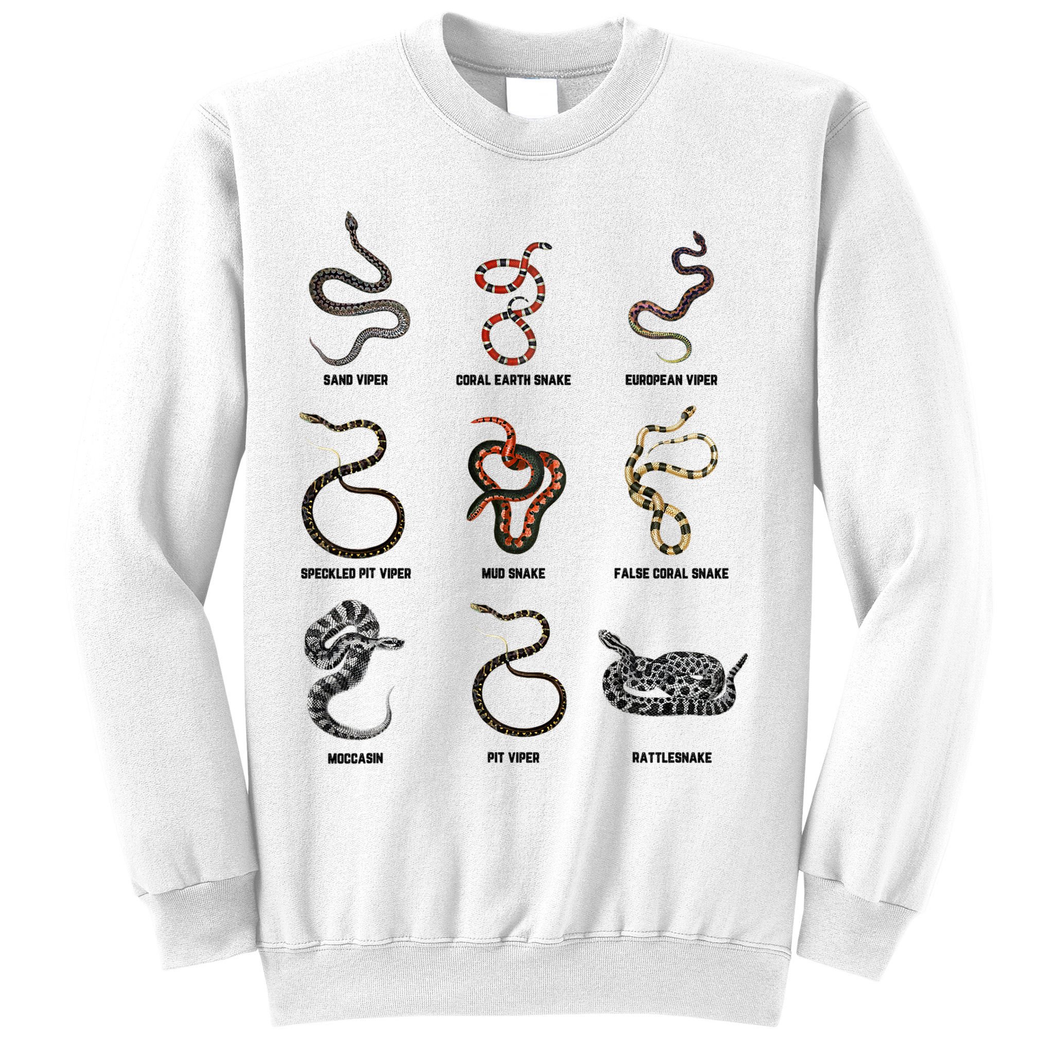 9 Snakes Snake Lover Snake Snake Sweatshirt