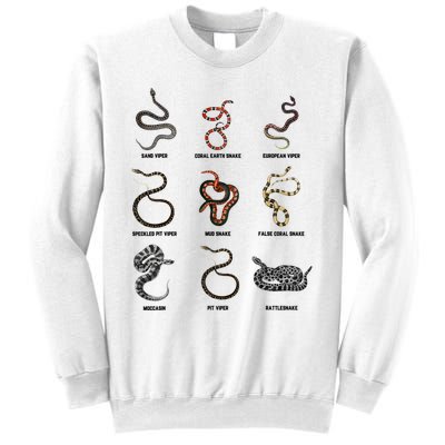 9 Snakes Snake Lover Snake Snake Sweatshirt