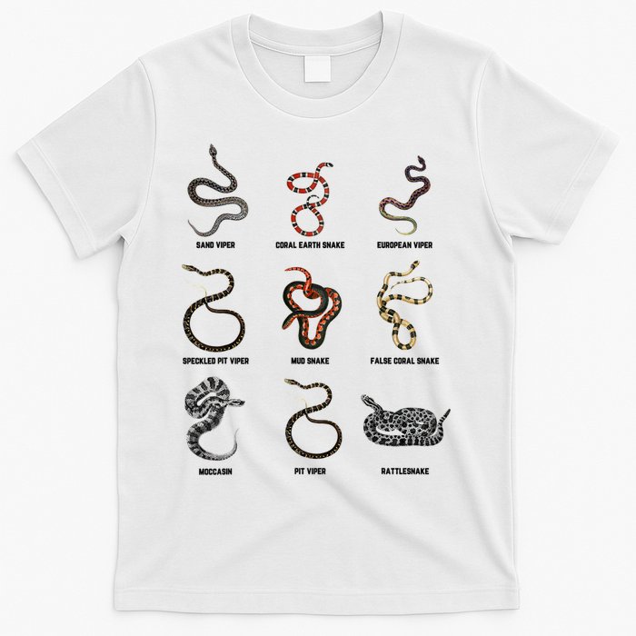 9 Snakes Snake Lover Snake Snake T-Shirt