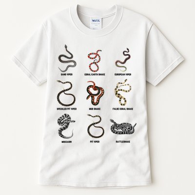 9 Snakes Snake Lover Snake Snake Tall T-Shirt