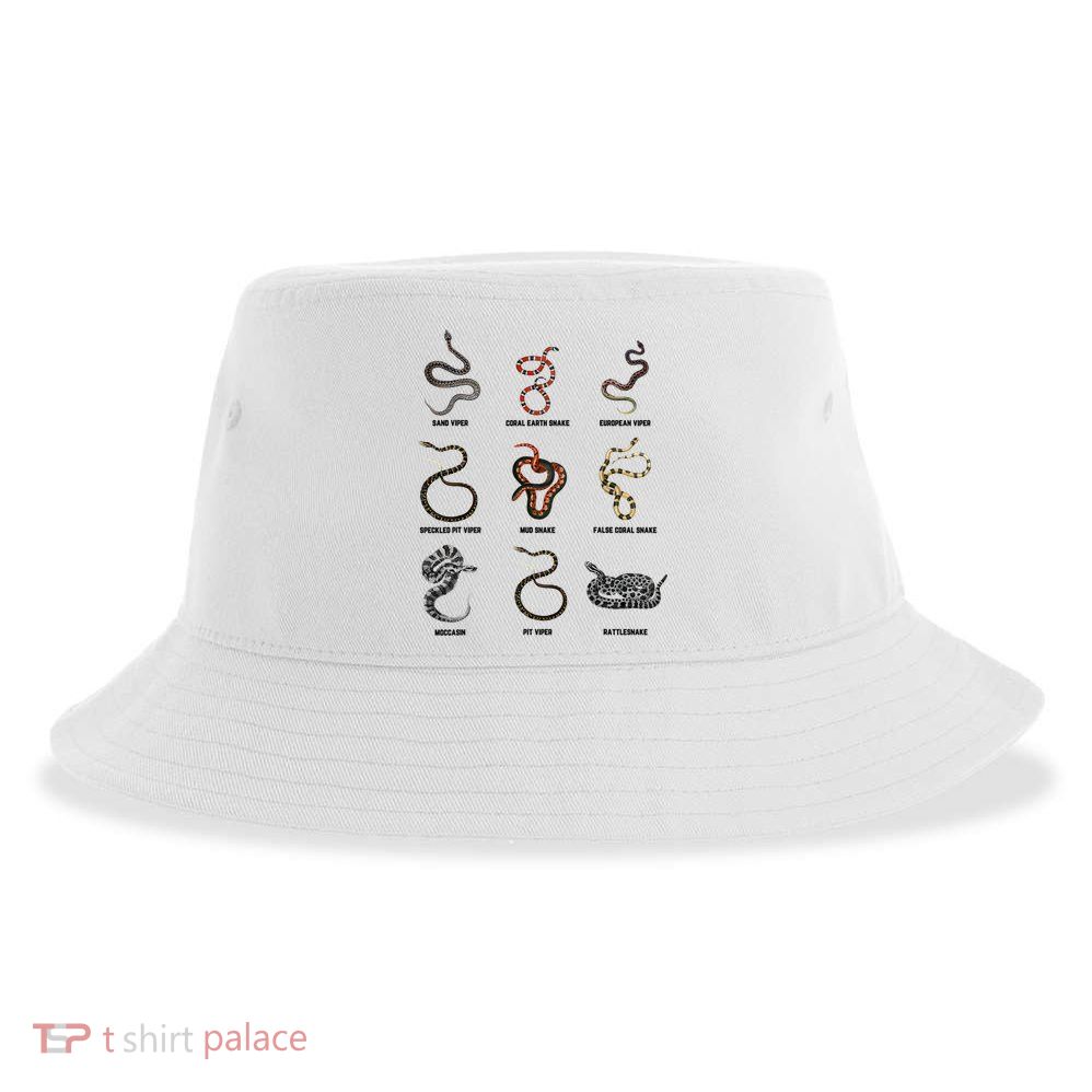 9 Snakes Snake Lover Snake Snake Sustainable Bucket Hat