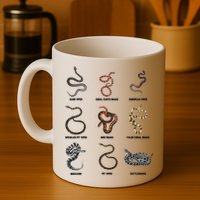 9 Snakes Snake Lover Snake Snake Mug