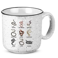 9 Snakes Snake Lover Snake Snake 15oz Campfire Ceramic Mug