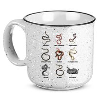 9 Snakes Snake Lover Snake Snake 15oz Campfire Ceramic Mug