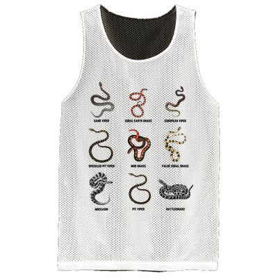 9 Snakes Snake Lover Snake Snake Mesh Reversible Basketball Jersey Tank