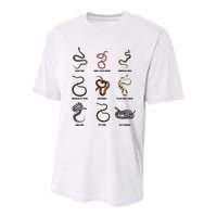 9 Snakes Snake Lover Snake Snake Youth Performance Sprint T-Shirt