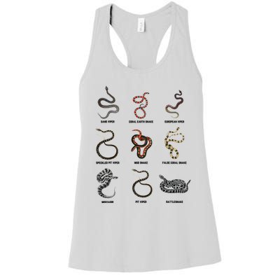 9 Snakes Snake Lover Snake Snake Women's Racerback Tank