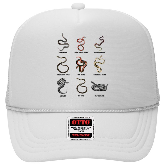 9 Snakes Snake Lover Snake Snake Trucker Hat