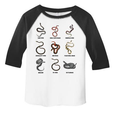 9 Snakes Snake Lover Snake Snake Toddler Fine Jersey T-Shirt