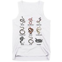 9 Snakes Snake Lover Snake Snake Tank Top