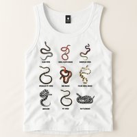 9 Snakes Snake Lover Snake Snake Tank Top