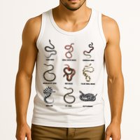9 Snakes Snake Lover Snake Snake Tank Top