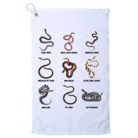 9 Snakes Snake Lover Snake Snake Golf Towel