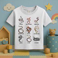 9 Snakes Snake Lover Snake Snake Toddler T-Shirt